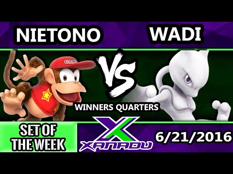 S@X 155 - Wadi (Mewtwo) Vs. DNG | Nietono (Diddy) SSB4 Winners Quarters - Smash Wii U - Smash 4