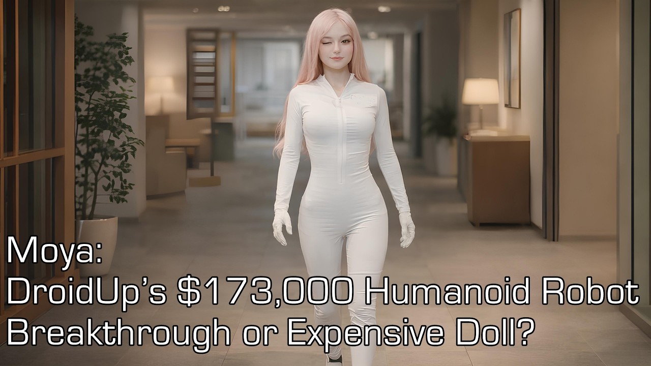 Moya: DroidUp’s $173,000 Humanoid – Breakthrough or Expensive Doll? #robot #robotics #ai #aiethics