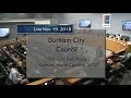 Durham City Council Nov 19, 2018