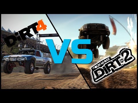 Dirt 4 vs Dirt 2 - Baja Land Rush