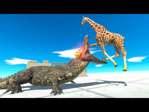 Annoying Enemies invade King Purussaurus's Castle - Animal Revolt Battle Simulator