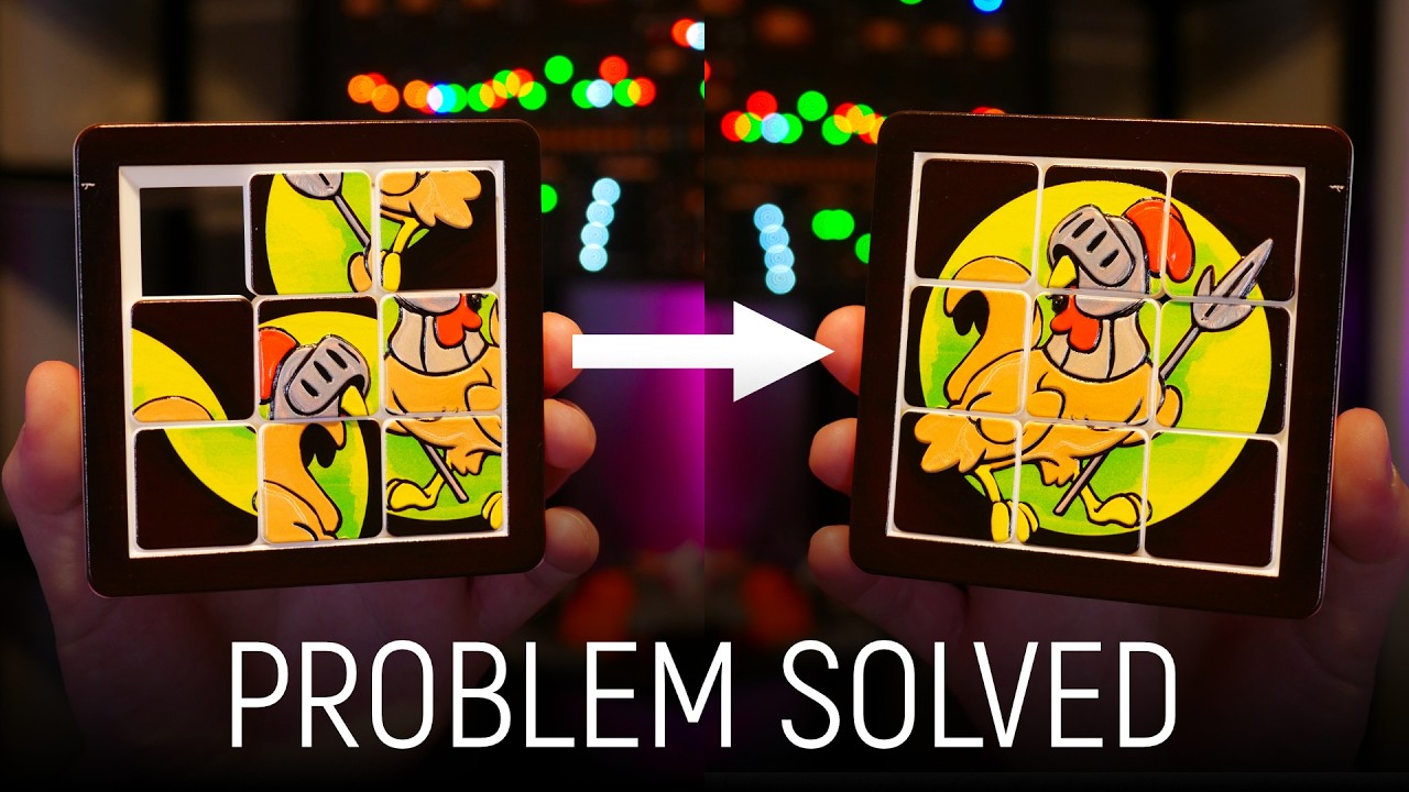 Print-in-place puzzles + UV flatbed printing = awesome!