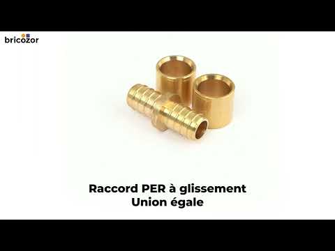 Raccord PER à glissement - Union égale BOUTTÉ