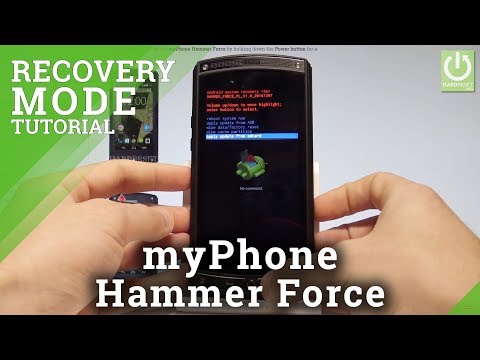 How to Enter Recovery Mode in myPhone Hammer Force |HardReset.info