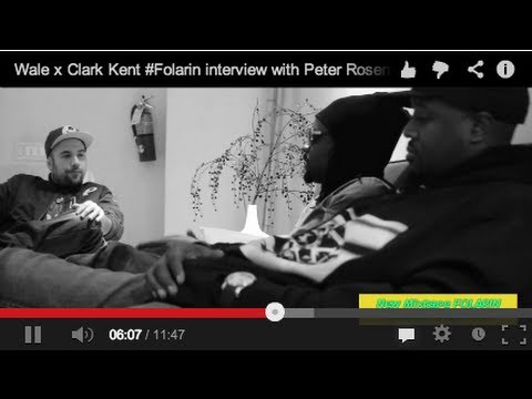 Wale x Clark Kent #Folarin interview with Peter Rosenberg (Part One)