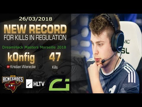 CS:GO WORD RECORD ! POV 47 KILLS IN OFFICIAL MATCH BY KONFIG !