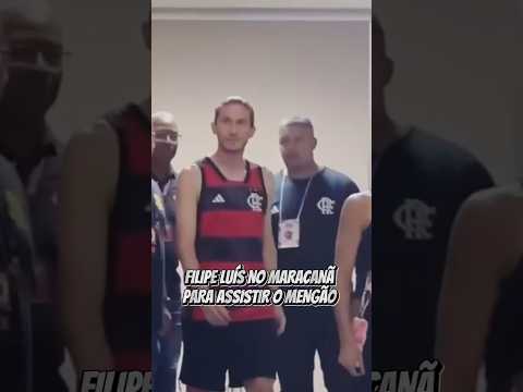 FILIPE LUÍS NO MARACANÃ PARA ASSISTIR FLAMENGO X CRUZEIRO #flamengo #filipeluis #mengo #mengão