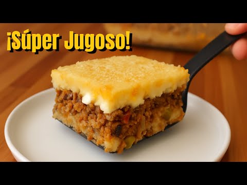 El Secreto del Pastel de Papas Jugoso – ¡Receta Súper Fácil!