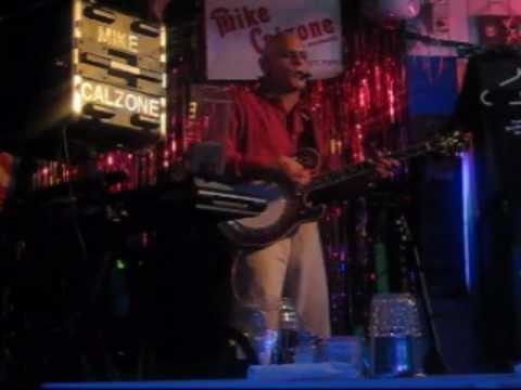 Mike Calzone plays plectrum banjo live