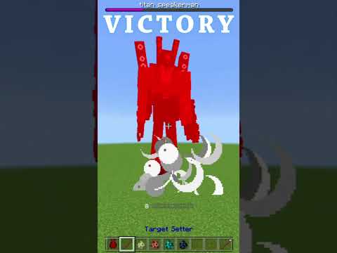 Boss Battle - Titan Speakerman vs Boss Minecraft | Skibidi Toilet