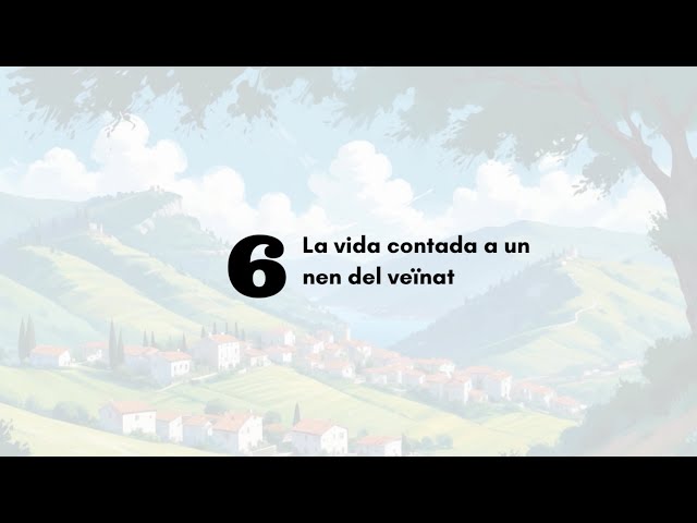 Vídeo relacionado con La vida contada a un nen del veïnat: Antologia infantil de Vicent Andrés Estellés: 3 (Vagó de versos)