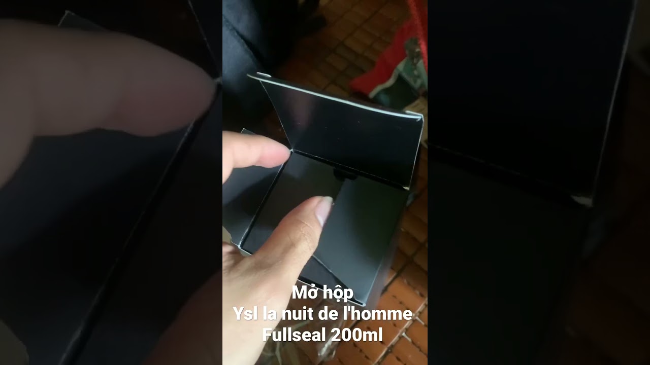 Unboxing Ysl La Nuit De L'homme fullseal 200ml