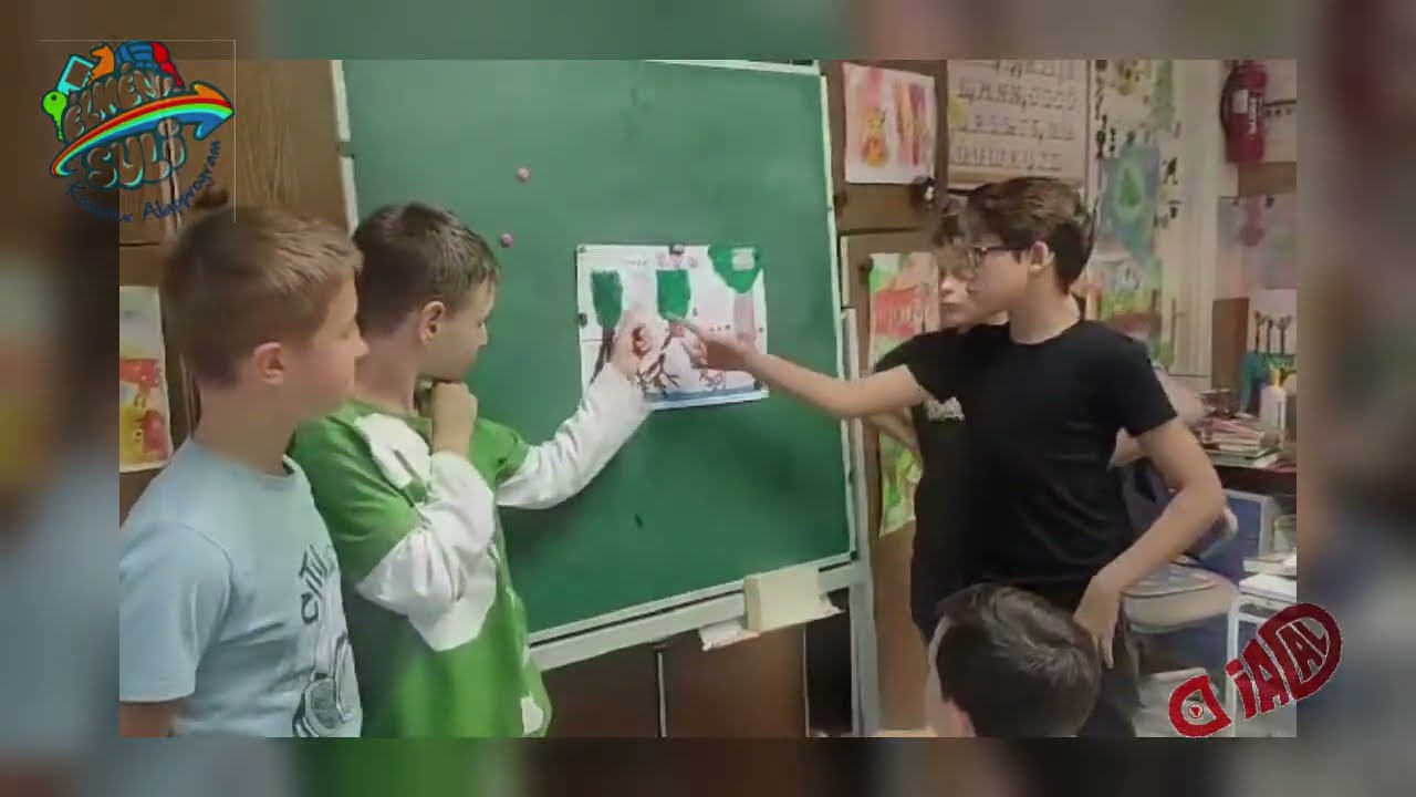 Könyvtár Fák napja a 6.c osztállyal