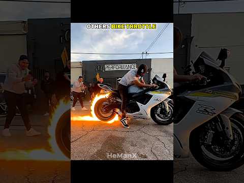 Others Bike Throttle vs This Legend 💀