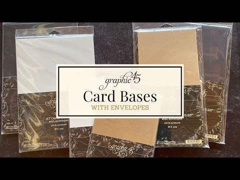 Graphic 45 Card Bases & Envelopes Review