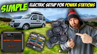 Vanlife: SIMPLE Electrical Setup For a POWER STATION!