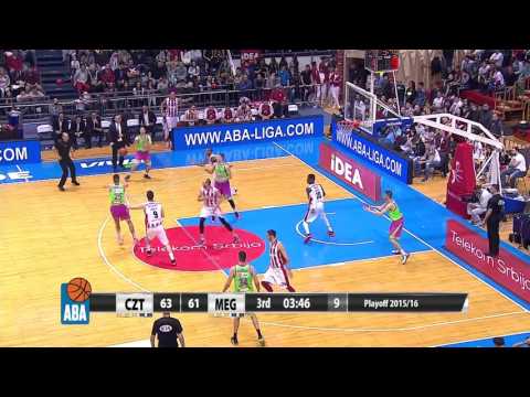 ABA Liga 2015/16 highlights, Finals, Game 1: Crvena zvezda Telekom - Mega Leks (28.4.2016)