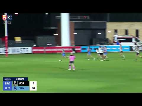 Rd 8 Hostplus SANFL Snapshot - Port's Tom Anastasopoulos soccers off ground