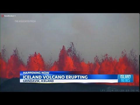 Iceland volcano erupts again, triggers evacuations