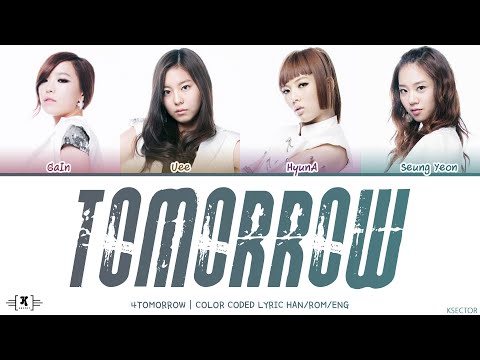 4Tomorrow (포투모로우) - "Tomorrow (두근두근)" Lyrics [Color Coded Han/Rom/Eng]