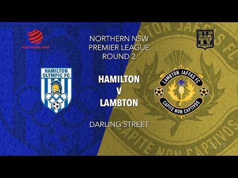 2019 Northern NSW NPL - u20s & 1st Grade - Round 2 - Hamilton Olympic FC v Lambton Jaffas FC