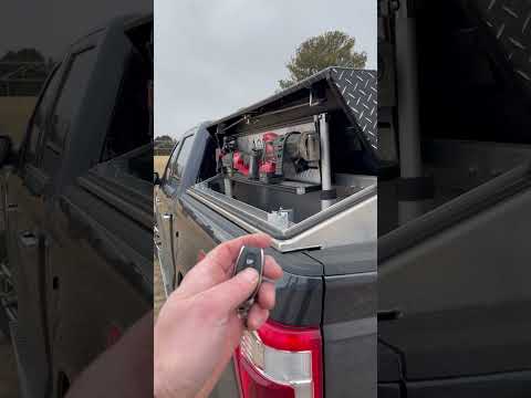 This 2A deployable cargo rack fits in any full-size pickup truck.