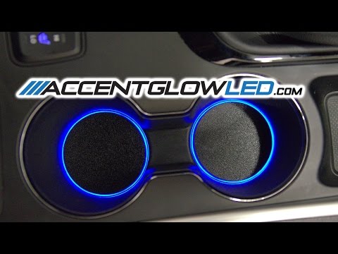Hyundai Sonata LED Cup Holder Light DIY Install Kit 2011-2014