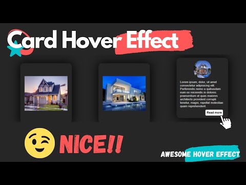How to make CSS Card Hover Effect for Beginners using HTML and CSS | CSS Card Hover Effects
