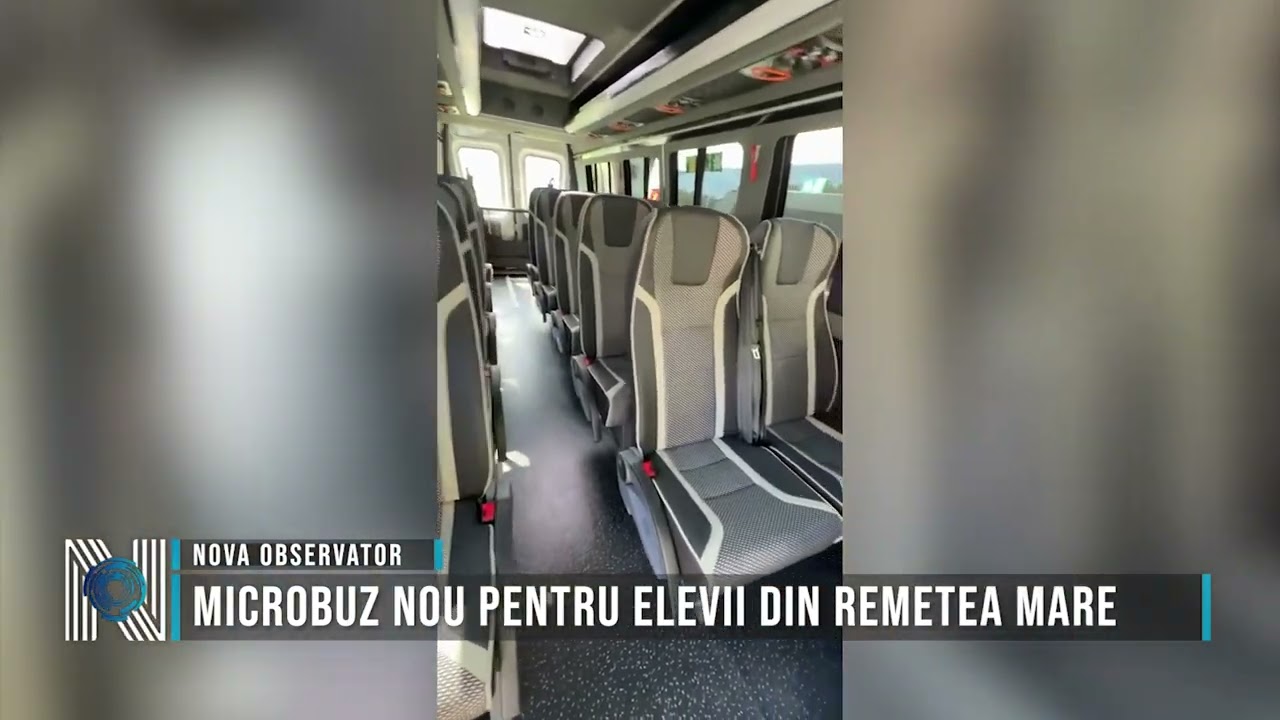 Microbuz nou pentru elevii din Remetea Mare
