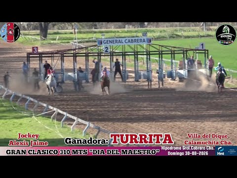 TURRITA (Villa del Dique) Hipodromo General Cabrera Cba.  -  30-08-2026