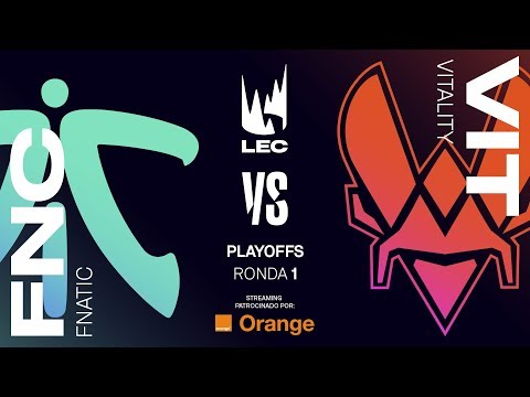 FNATIC VS TEAM VITALITY | MAPA 1 | RONDA 1 PLAYOFFS LEC | Spring Split [2019] League of Legends