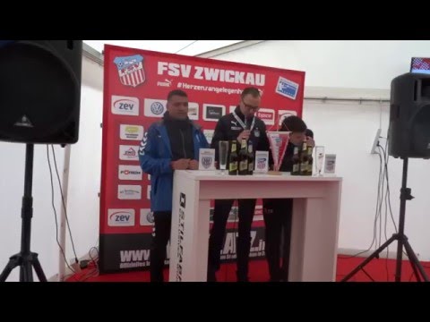 FSV Net- TV I Pressekonferenz FSV Zwickau - SV Babelsberg 03