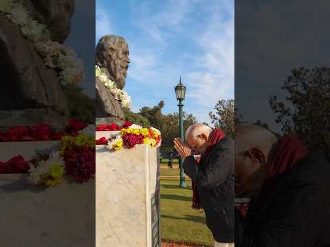 PM Modi pays tribute to Gurudev Rabindranath Tagore in Buenos Aires, Argentina | #shorts