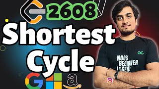 YouTube video 'Shortest Cycle in a Graph | Leetcode 2608 | JAVA/C++'