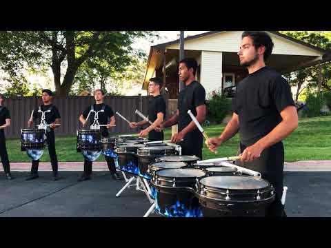 Blue Devils Drumline 2019 warmups, solos [HD Audio, Multi-cam]