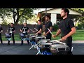 Blue Devils Drumline 2019 warmups, solos [HD Audio, Multi-cam]