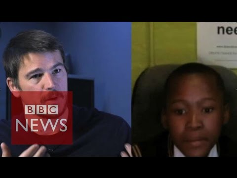 Why Hollywood star Josh Hartnett Skyped an African schoolgirl - BBC News