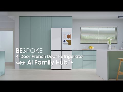 Bespoke 4-Door Refrigerator with AI Family Hub™+ | Samsung