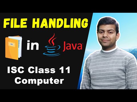 File Handling in Java | Writing, Reading Text & Binary Files | Important for Exam | Computer Science