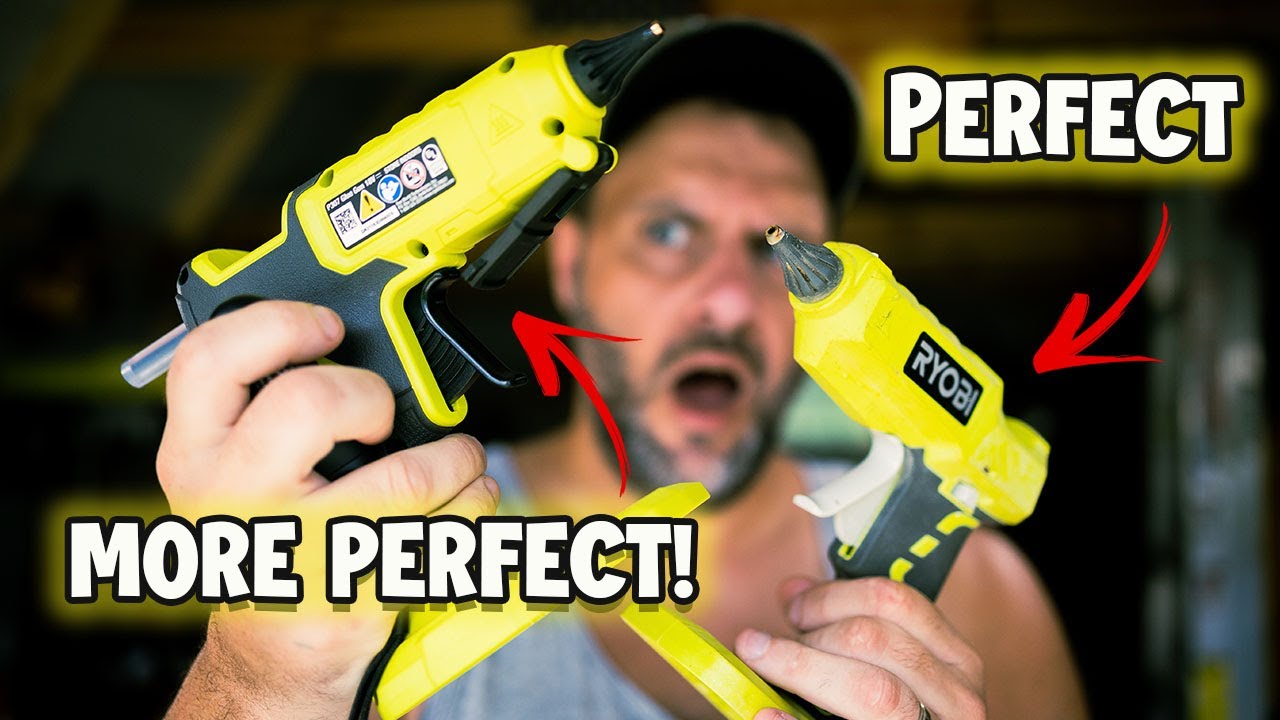 Watch Ryobi just made the perfect tool EVEN MORE PERFECT! This is the all new Ryobi 18v Cordless Glue Gun now Ryobi just made the perfect tool EVEN MORE PERFECT! This is the all new Ryobi 18v Cordless Glue Gun