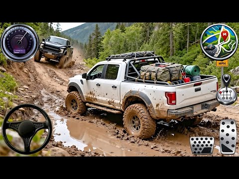 4x4 Offroad Jeep Driving Simulator 3D - Drive SUV 4x4 jeep Offroad Game - Android GamePlay