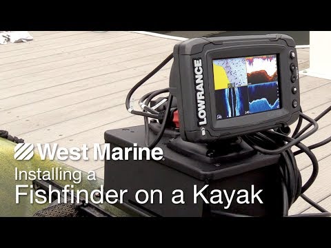 Installing a Lowrance Fishfinder on a West Marine Kayak