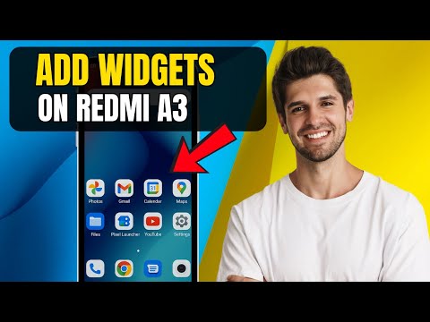 How to Add Widgets on Redmi A3 | Fix No Widgets Option