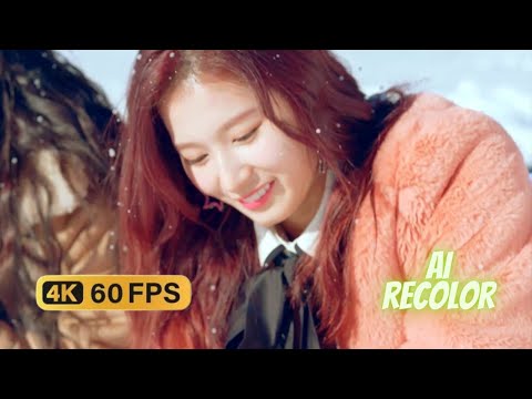 Twice The Best Thing I Ever Did Mv  [4K & 60FPS & AI RECOLOR]