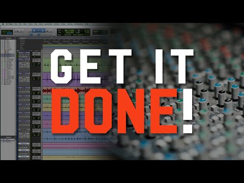 The Secret to Finishing More Mixes