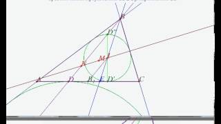 Прямая Нагеля в задаче С4 ЕГЭ