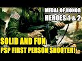 Best PSP FPS Medal Of Honor Heroes 1 2 PSP Retrospective Review Game Development Analysis