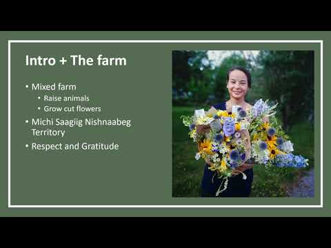 Greening Your Business Presenter - Beatrice Chan owner of Summer Roads Flower Company.