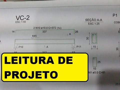Você pedreiro sabe LER UM PROJETO ESTRUTURAL?  Este vídeo vai te ensinar!!!