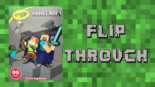 Crayola - Minecraft Coloring Book - 96 pages #minecraft  #coloringbookflipthrough